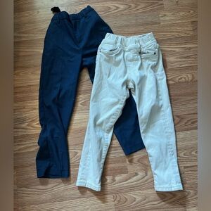 Zara Kids Navy and Cream Jeans Set